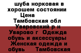 шуба норковая в хорошем состоянии › Цена ­ 30 000 - Тамбовская обл., Уваровский р-н, Уварово г. Одежда, обувь и аксессуары » Женская одежда и обувь   . Тамбовская обл.